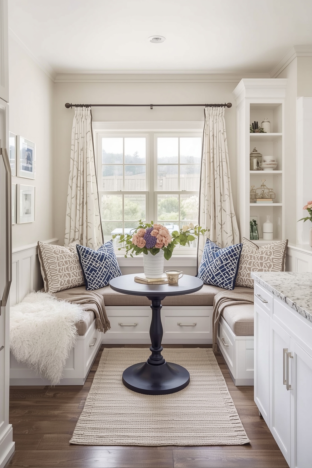 Beige Kitchen Cozy Reading Nook Ideas