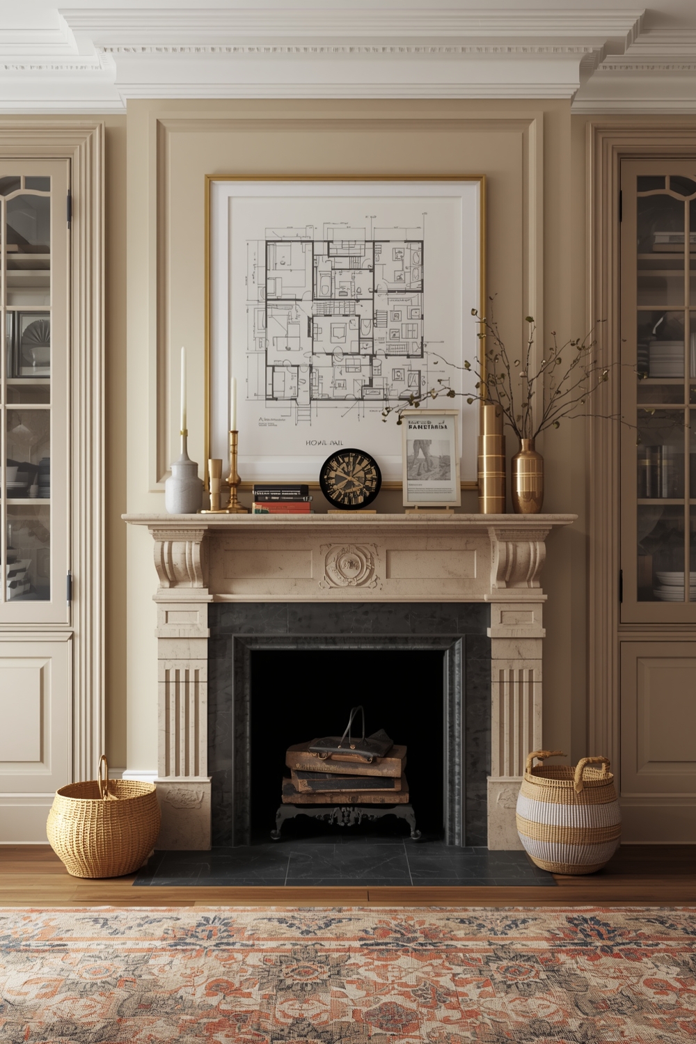 Classic Room Paint Layout Blueprints