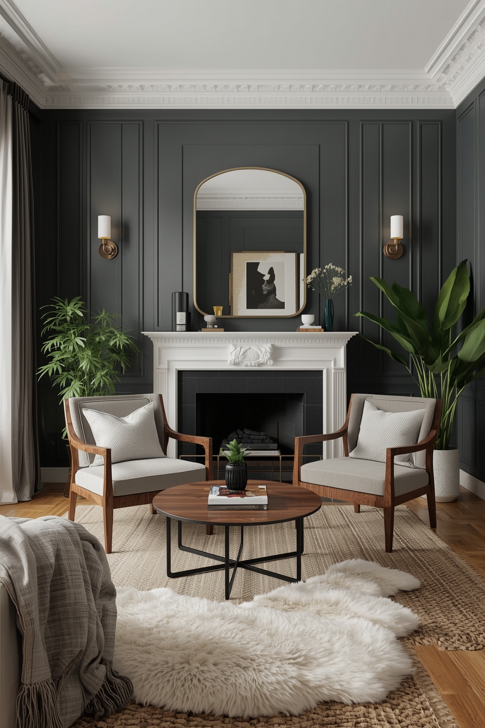 Contemporary Room Paint Layout Concepts