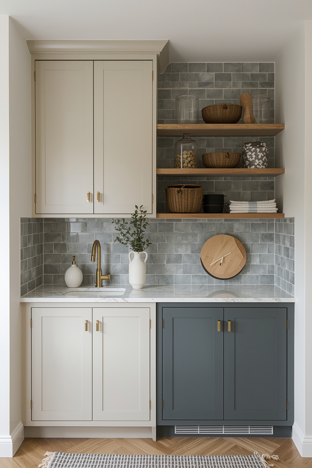 Current Two-Toned Cabinet Styles