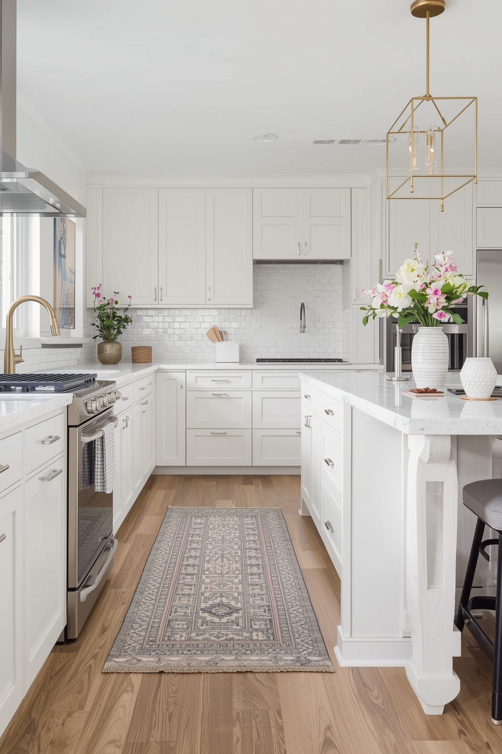 Defined White Oak Kitchen Activity Zones