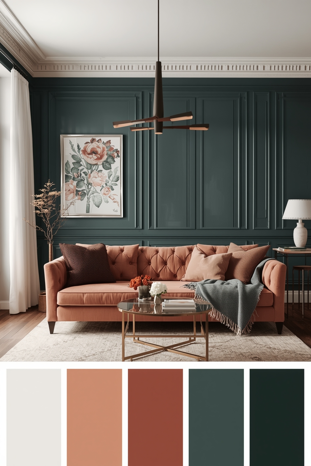 Elegant Color Palette Layout Guides