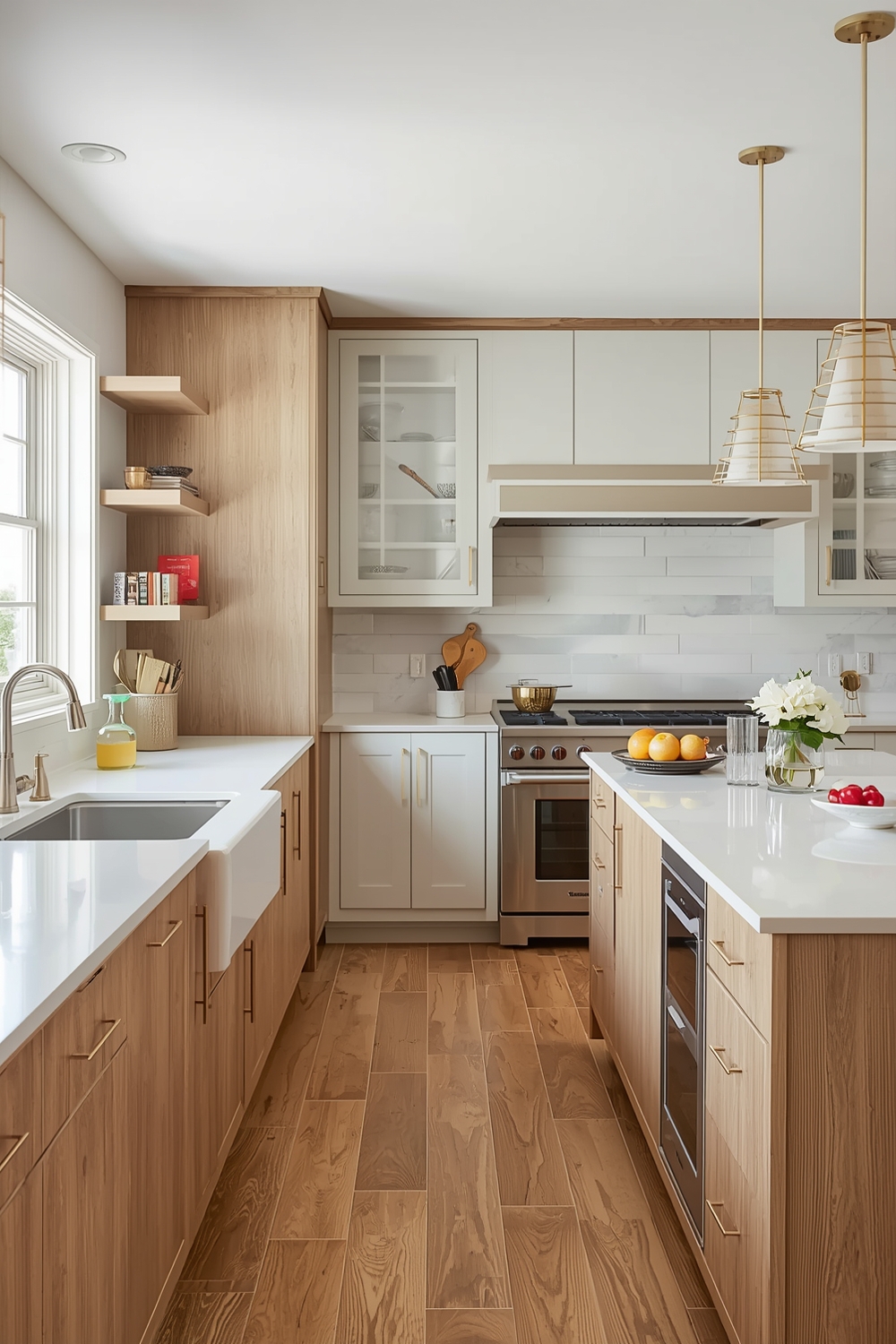 Expansive White Oak Kitchen Concepts