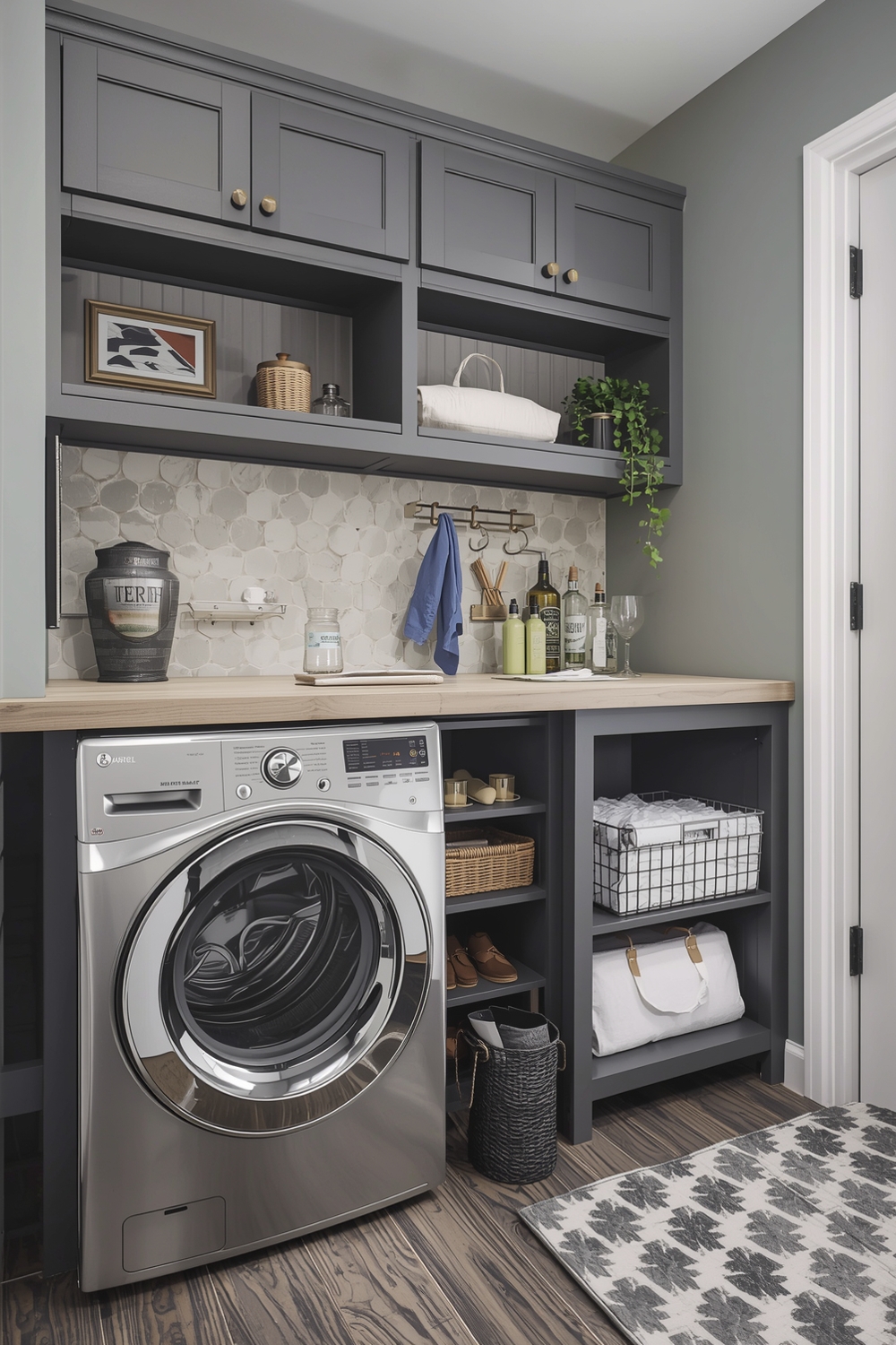Functional Laundry Room Workstation Concepts