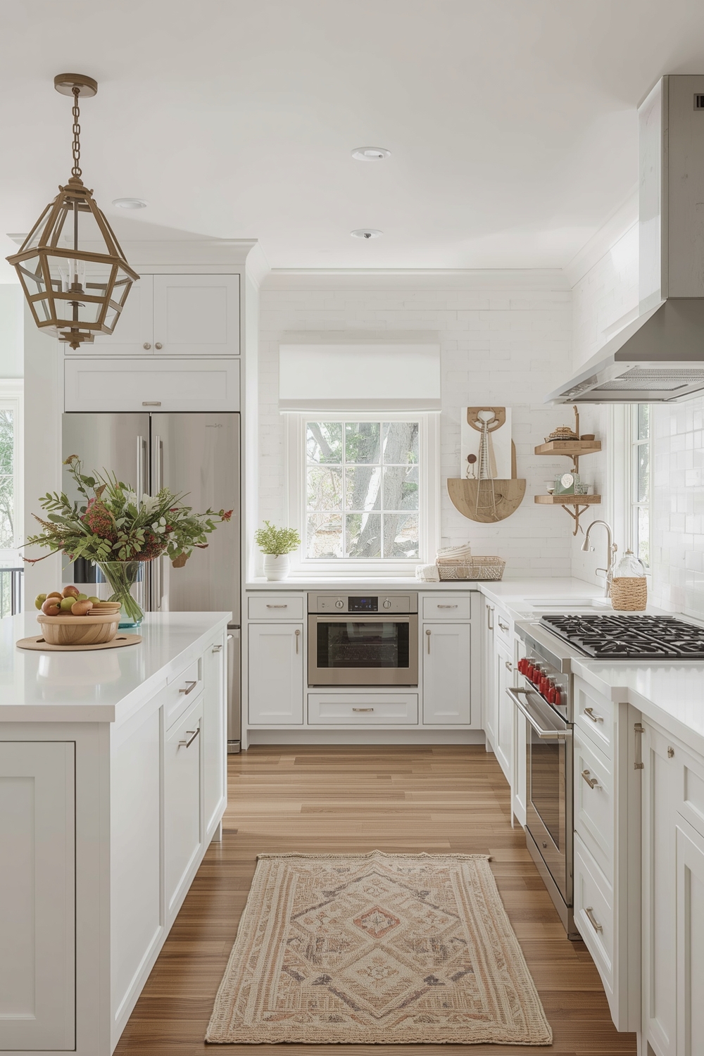 Light-Filled White Oak Kitchen Interiors