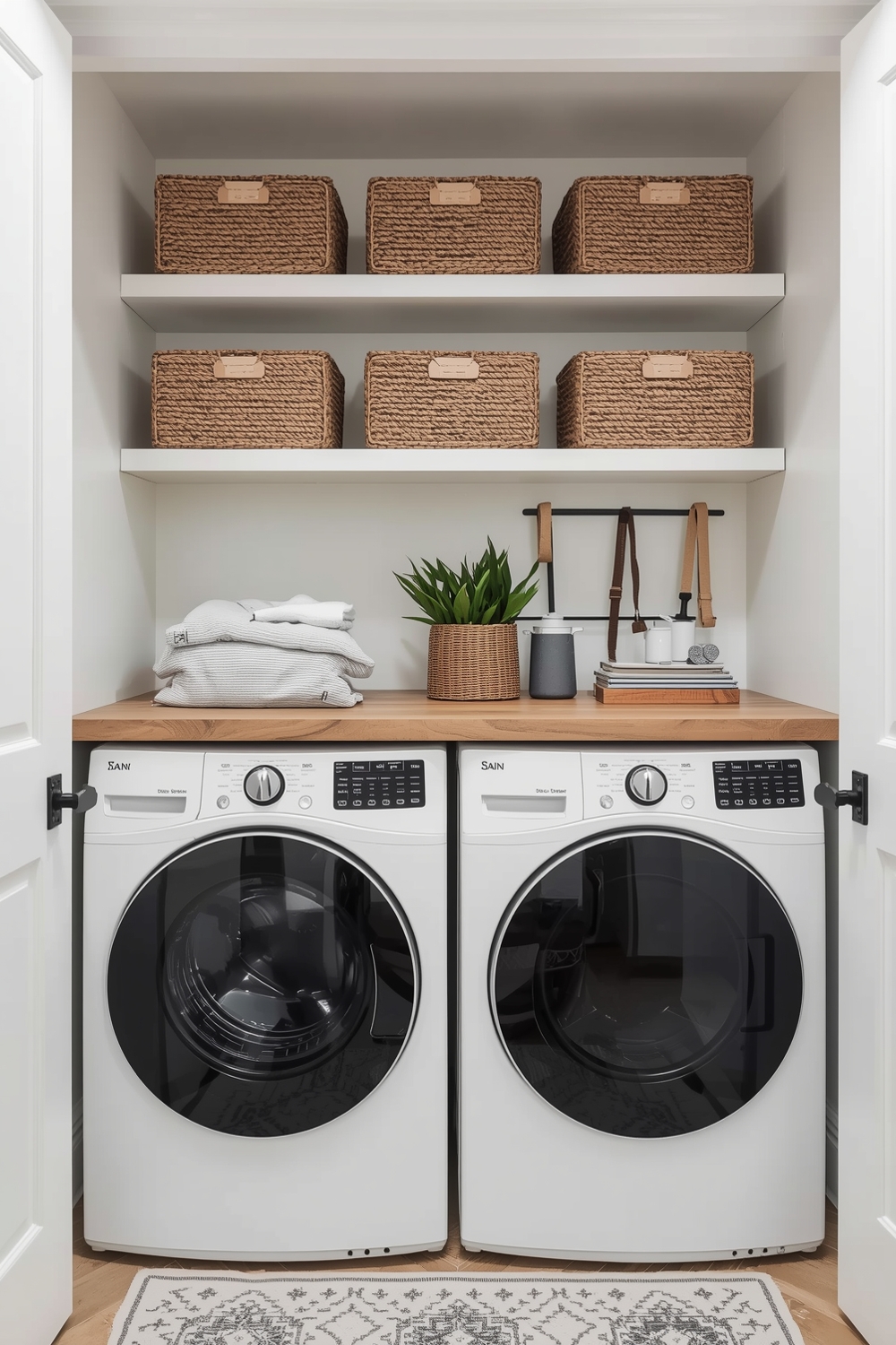 Modern Laundry Room Storage Ideas