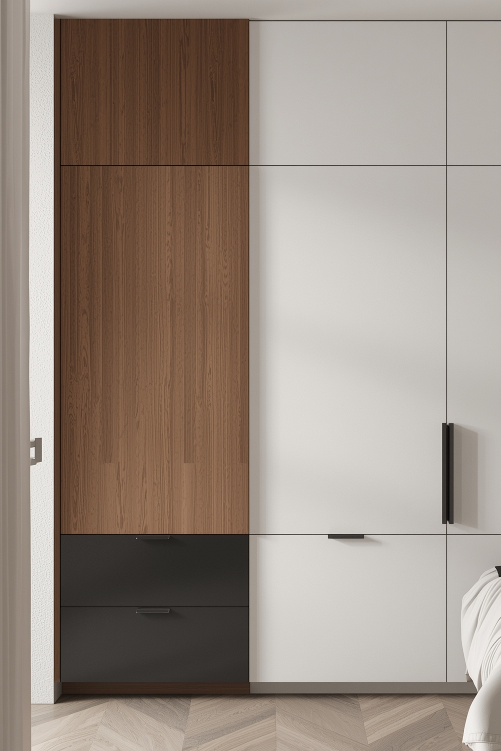 Modern Two-Toned Cabinet Combinations