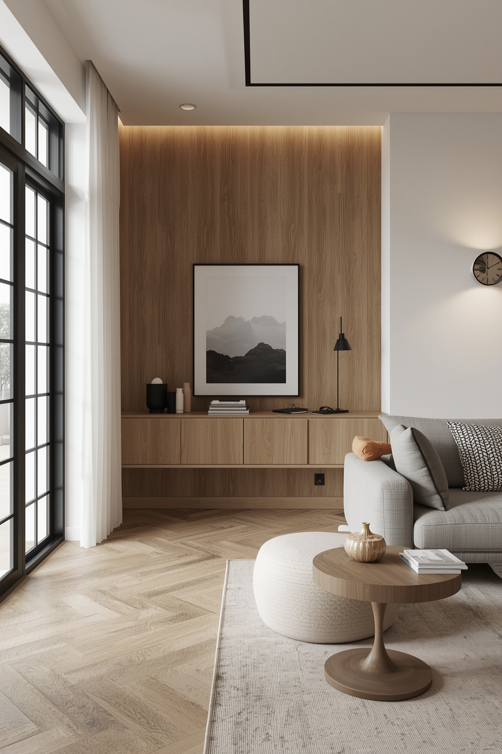 Modern White Oak Interior Schemes