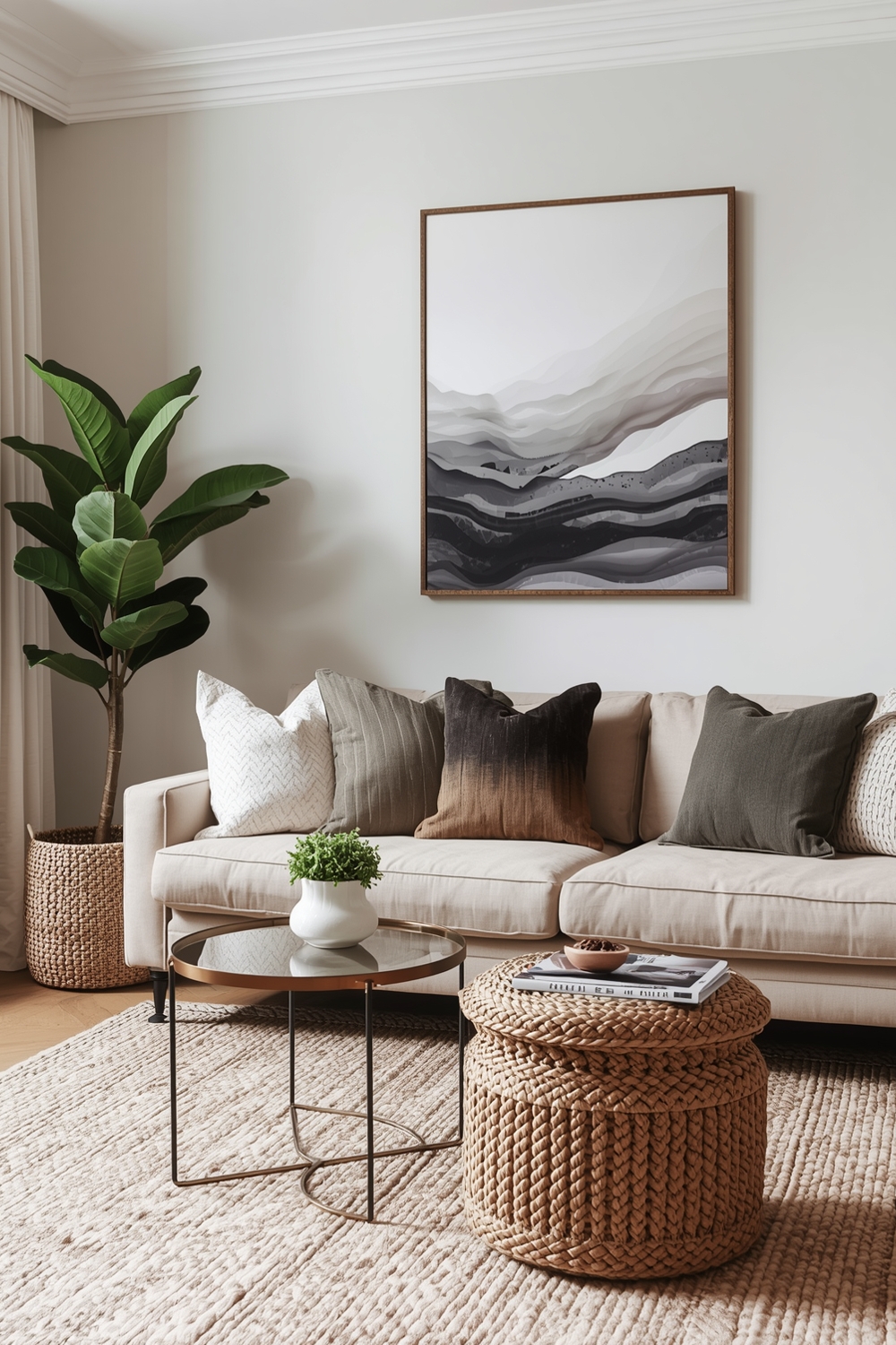 Neutral and Bright Color Combination Ideas