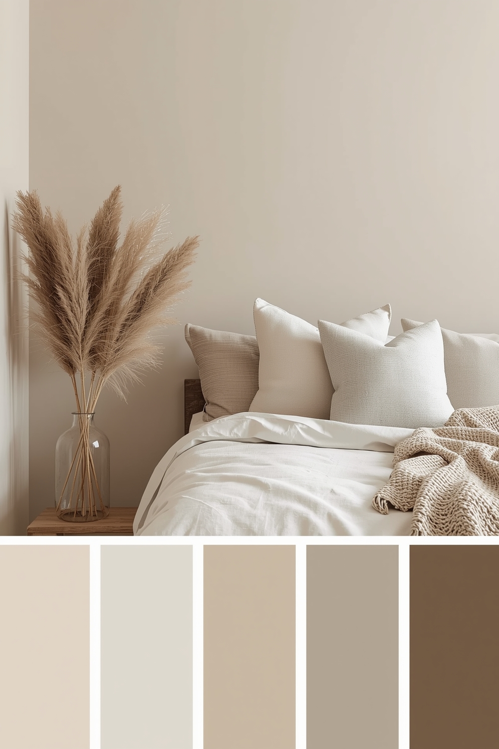Neutral and Serene Paint Palettes