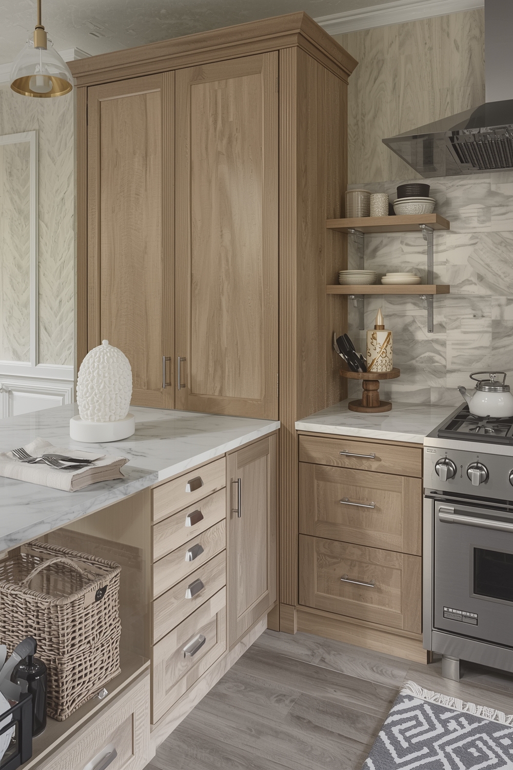 Premium White Oak Countertop Surfaces