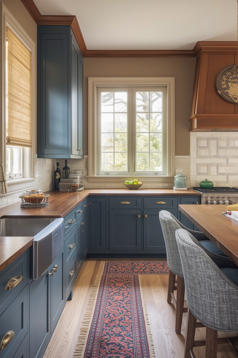 Two-Toned Cabinets for Inviting Kitchen Areas