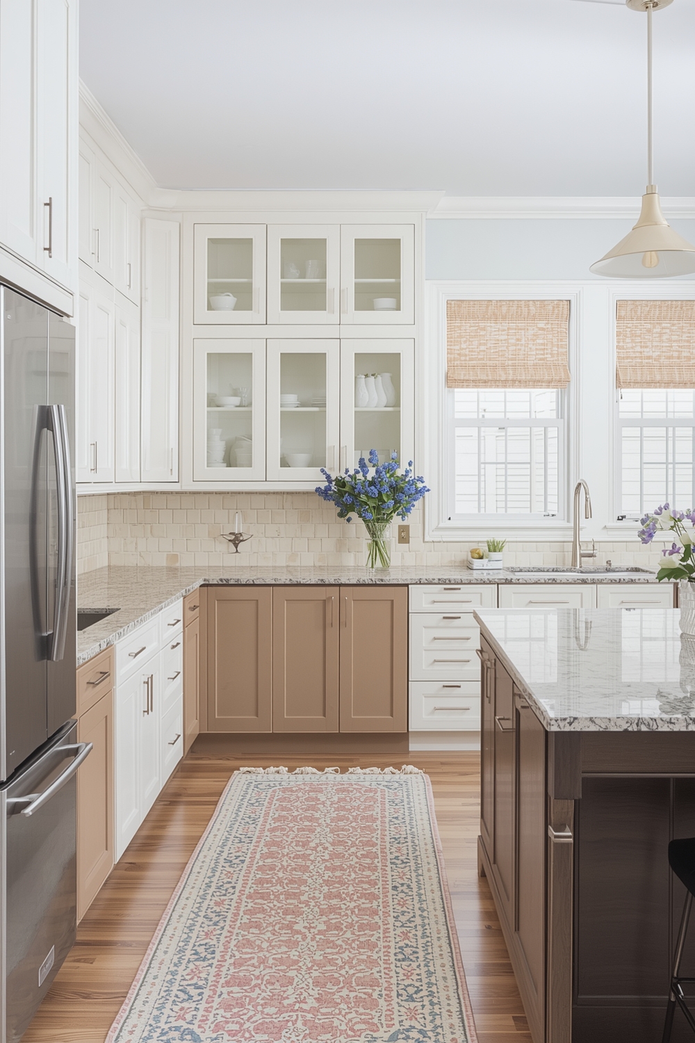 Two-Toned Cabinets for Open-Concept Layouts