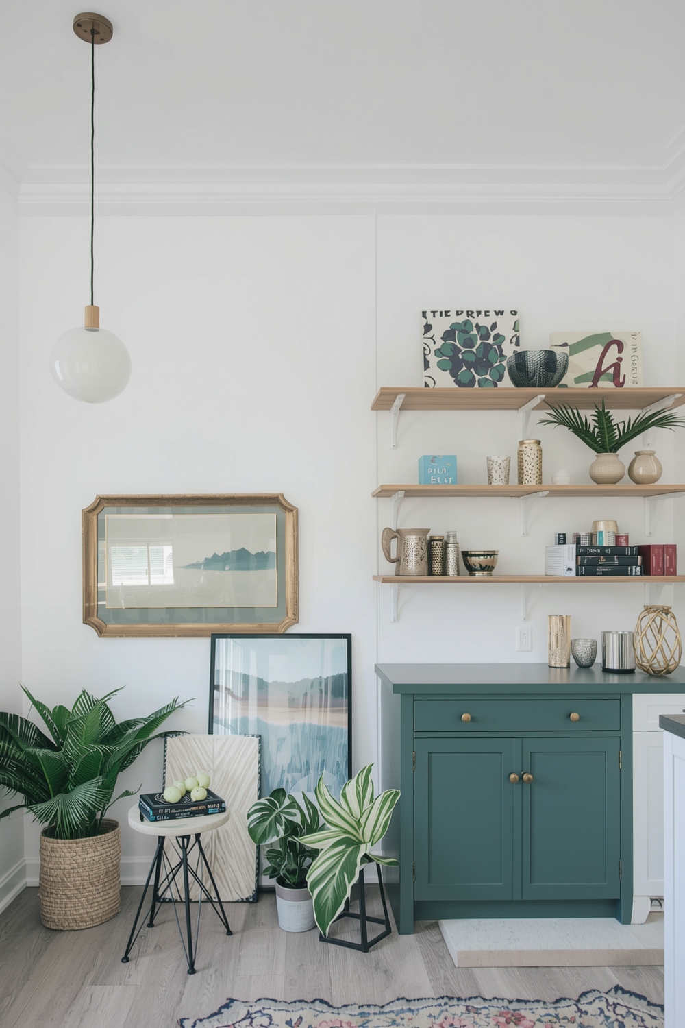 Two-Toned Cabinets with a Modern Twist