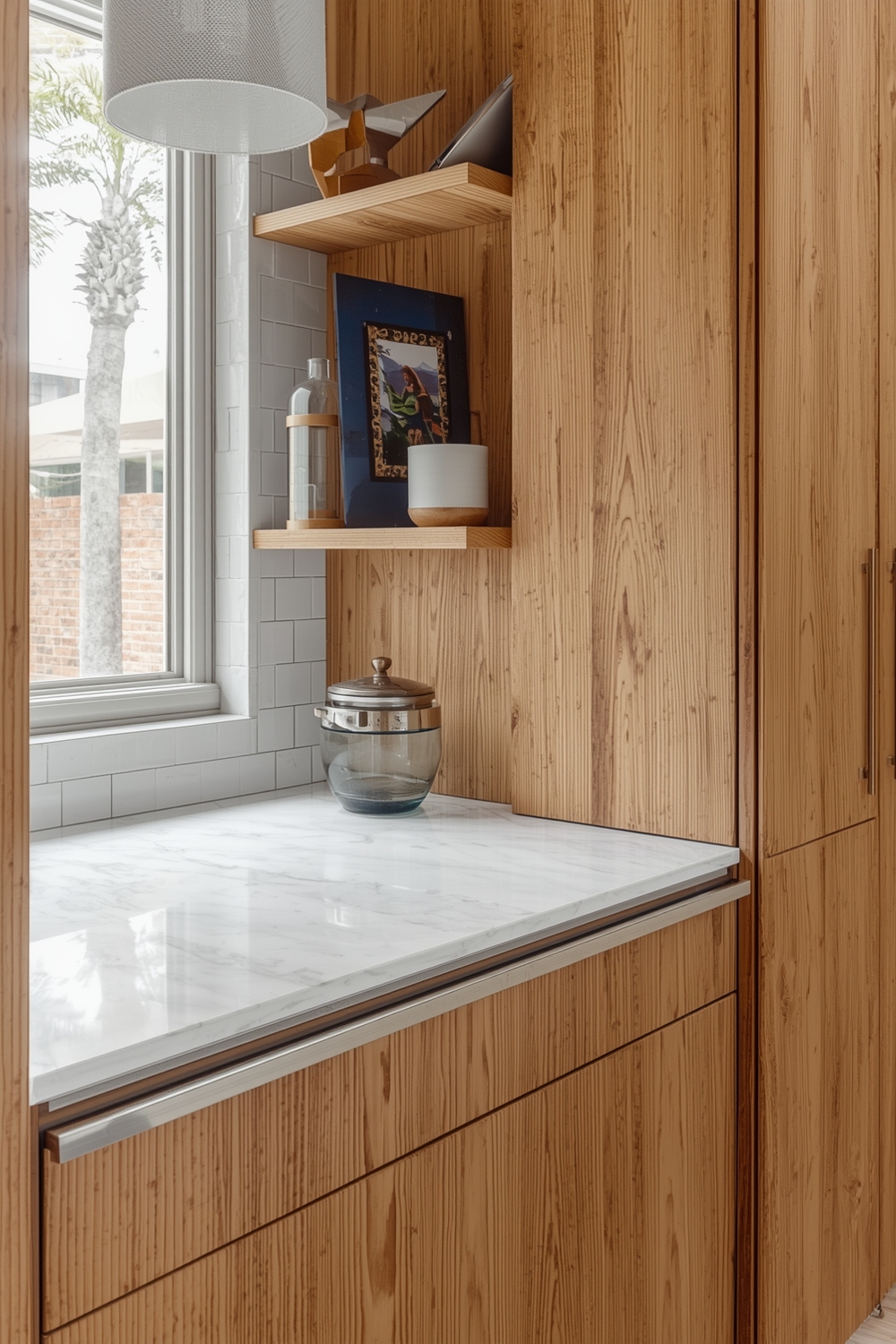 Upscale White Oak Kitchen Detail Highlights