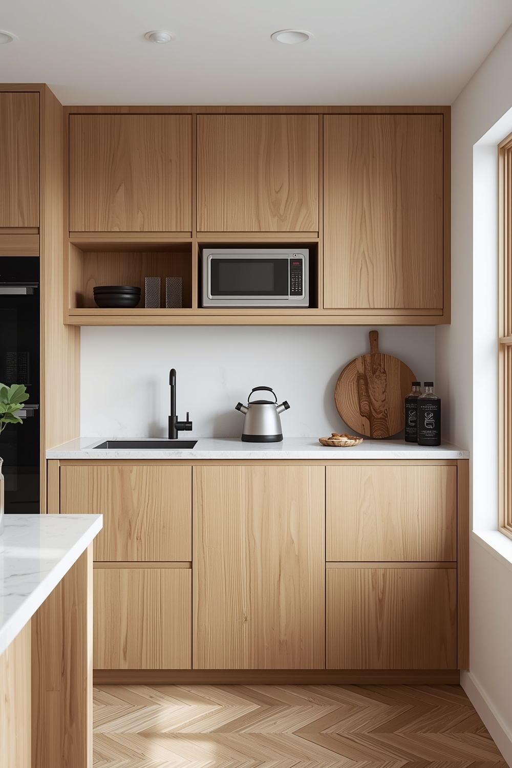 White Oak Ideas for Compact Kitchens
