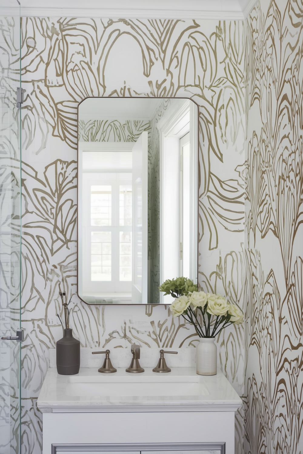 Bathroom Mirror Accent Feature Ideas