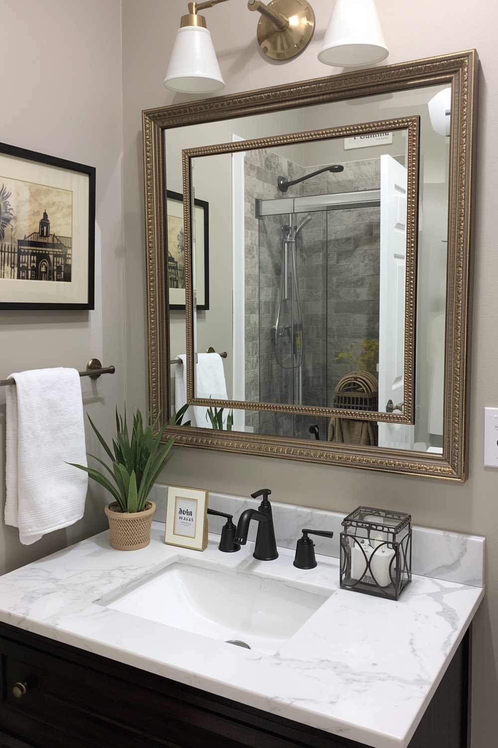 Bathroom Mirror Accent Idea Boards