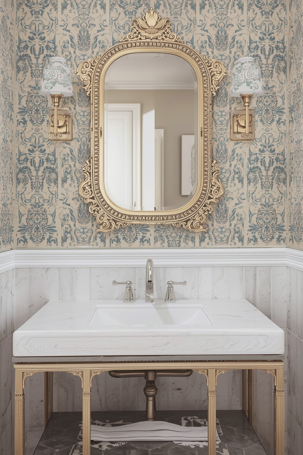 Bathroom Mirror Accent Layout Galleries