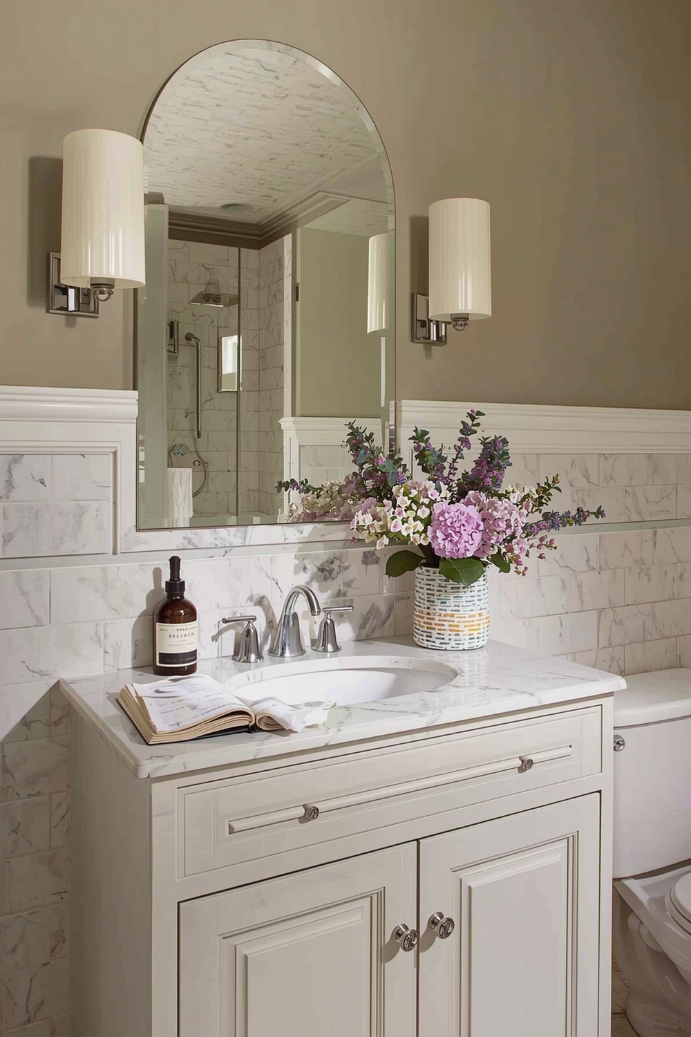 Bathroom Mirror Color Combination Inspirations