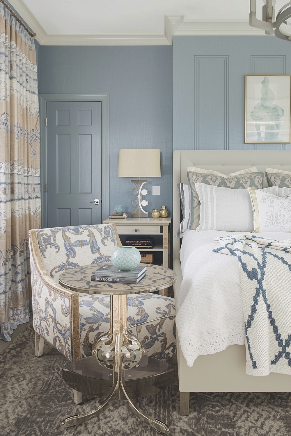 Blue Bedroom Accent Idea Examples