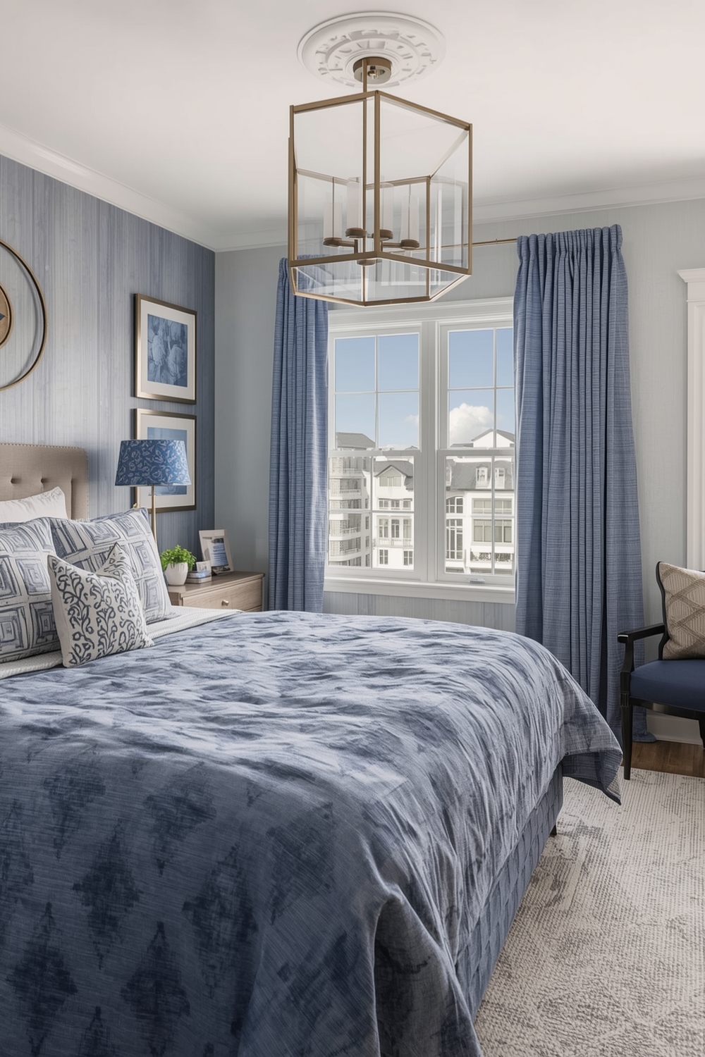 Blue Bedroom Accent Idea Galleries