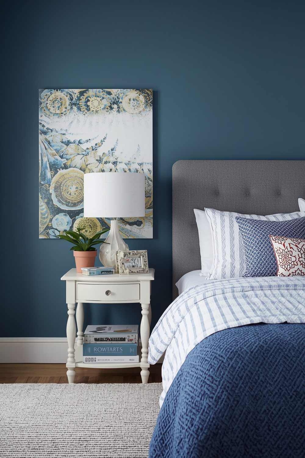 Blue Bedroom Color Accent Boards