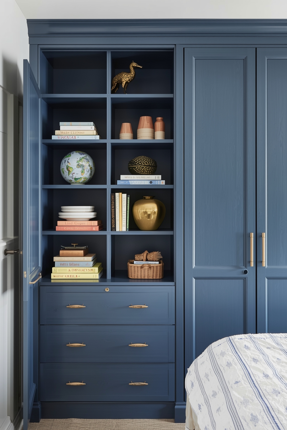 Blue Bedroom Storage Solution Galleries