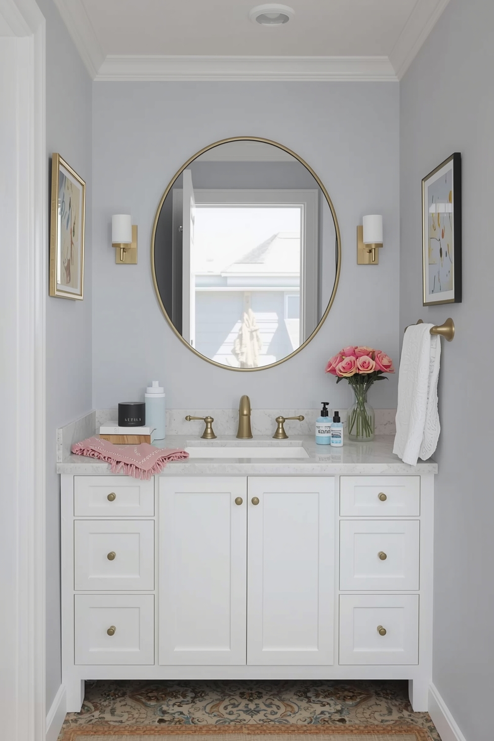 Bright Bathroom Mirror Layout Galleries