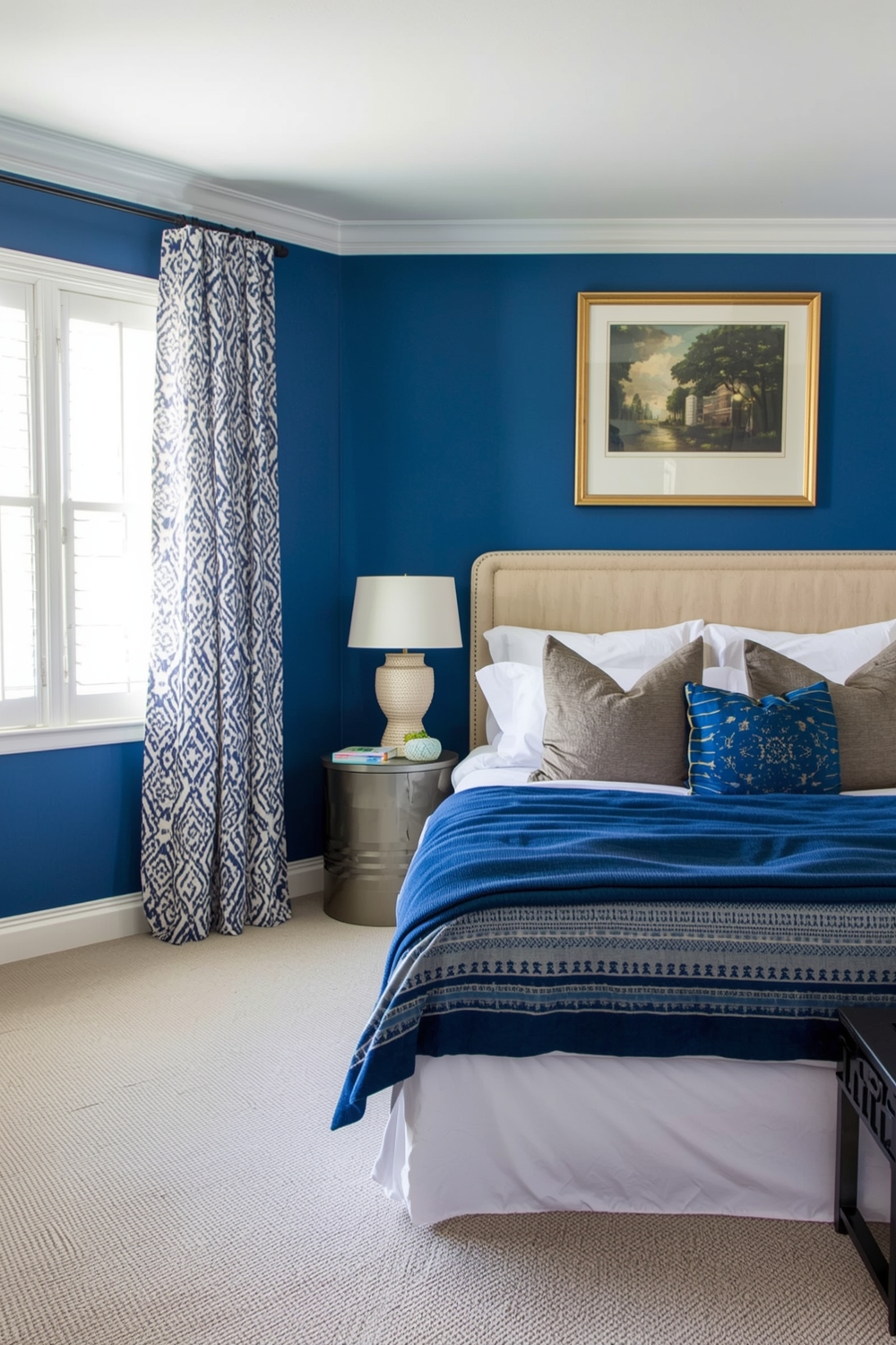 Bright Blue Bedroom Layout Inspirations