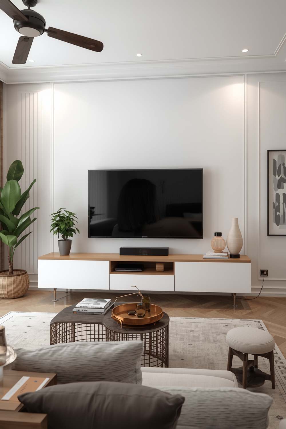 Bright Living Room TV Wall Layout Galleries