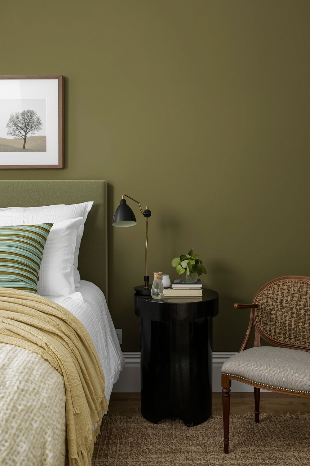 Bright Olive Green Bedroom Idea Galleries