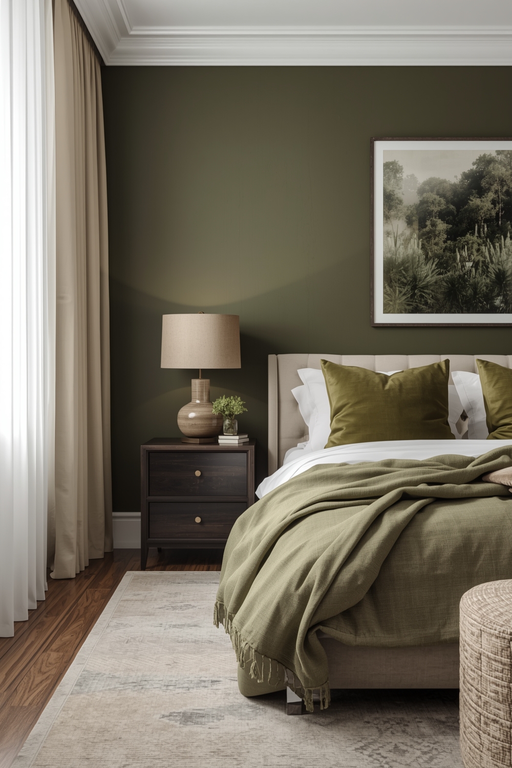 Bright Olive Green Bedroom Layout Galleries