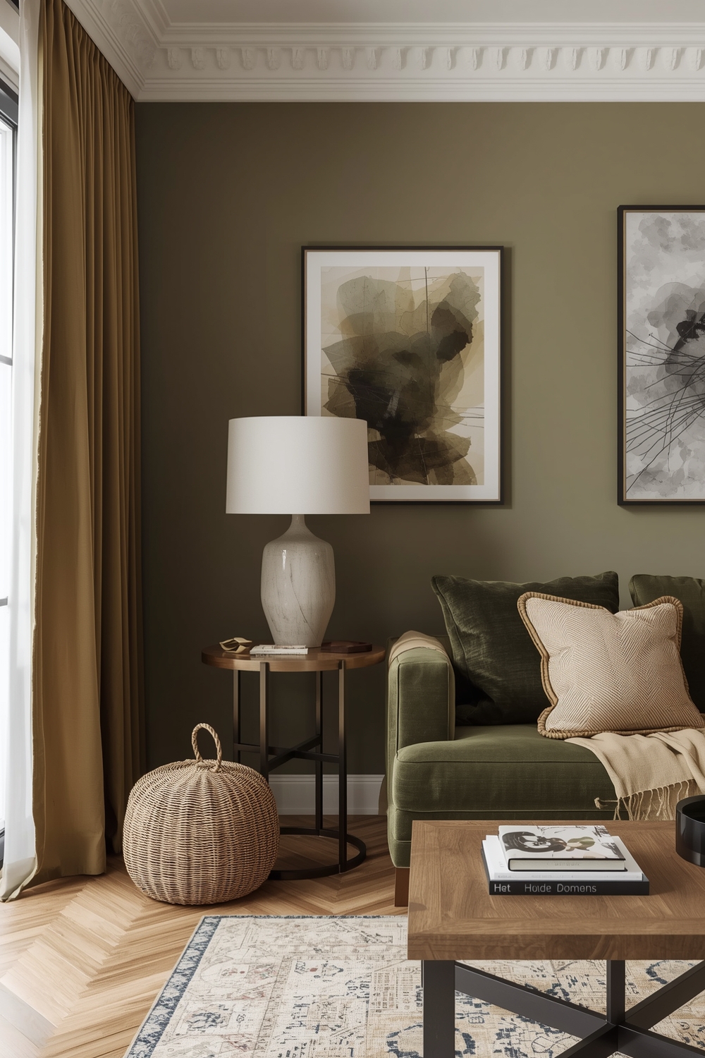 Bright Olive Green Living Room Layout Inspirations