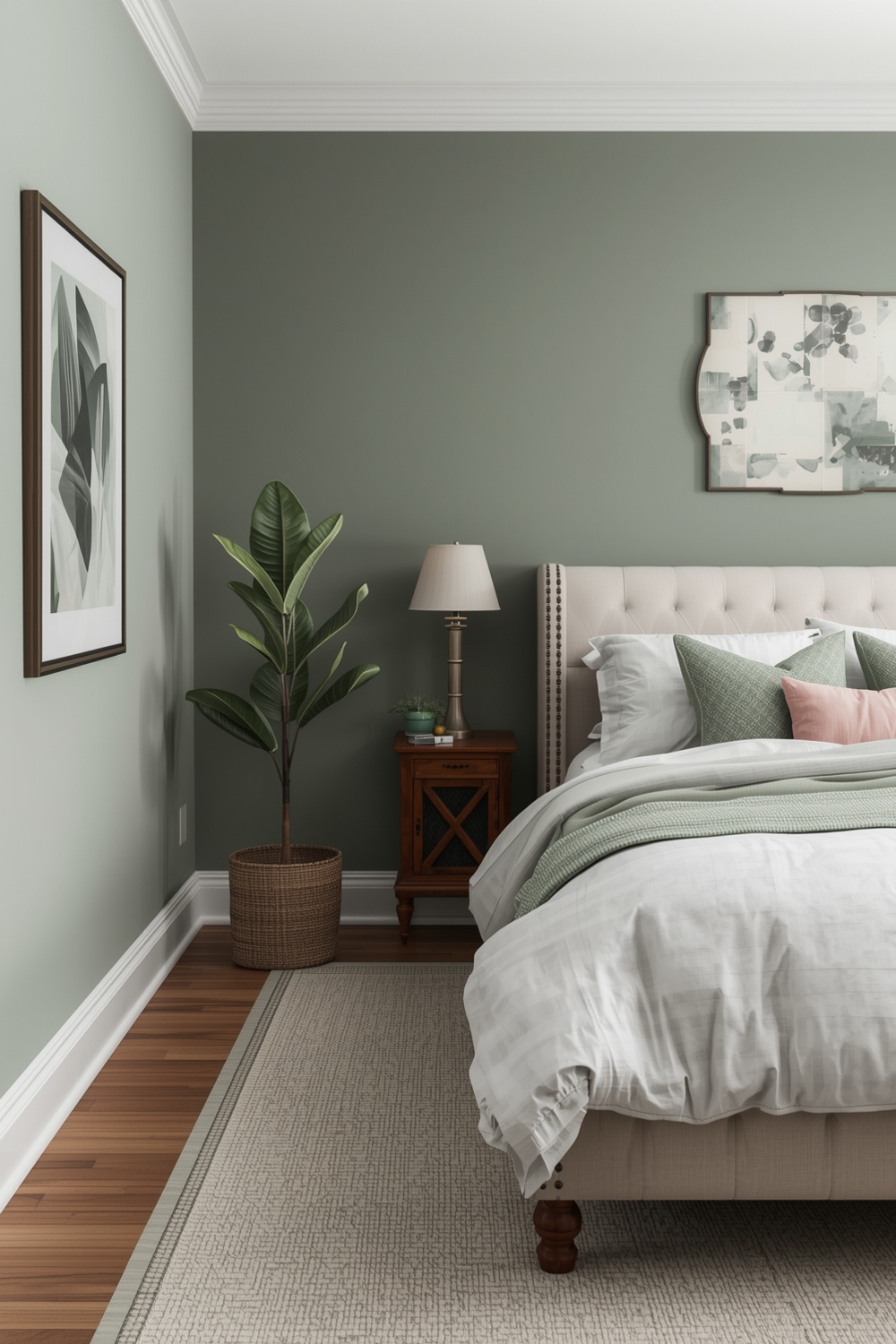 Bright Sage Green Bedroom Layout Examples