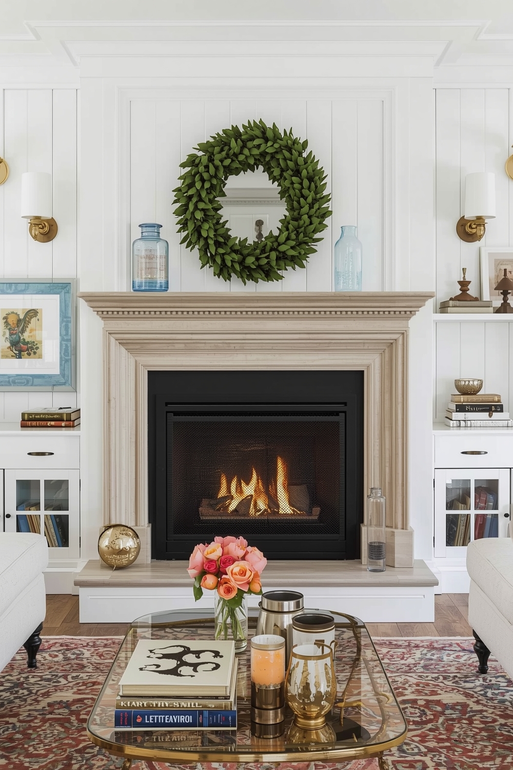 Bright and Cozy Fireplace Layout Inspirations