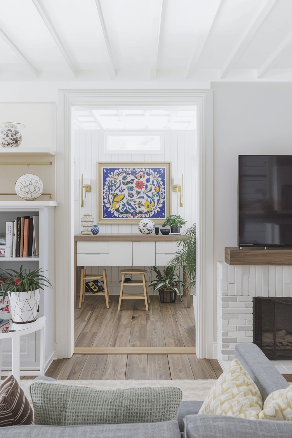 Bright and Cozy TV Wall Idea Galleries