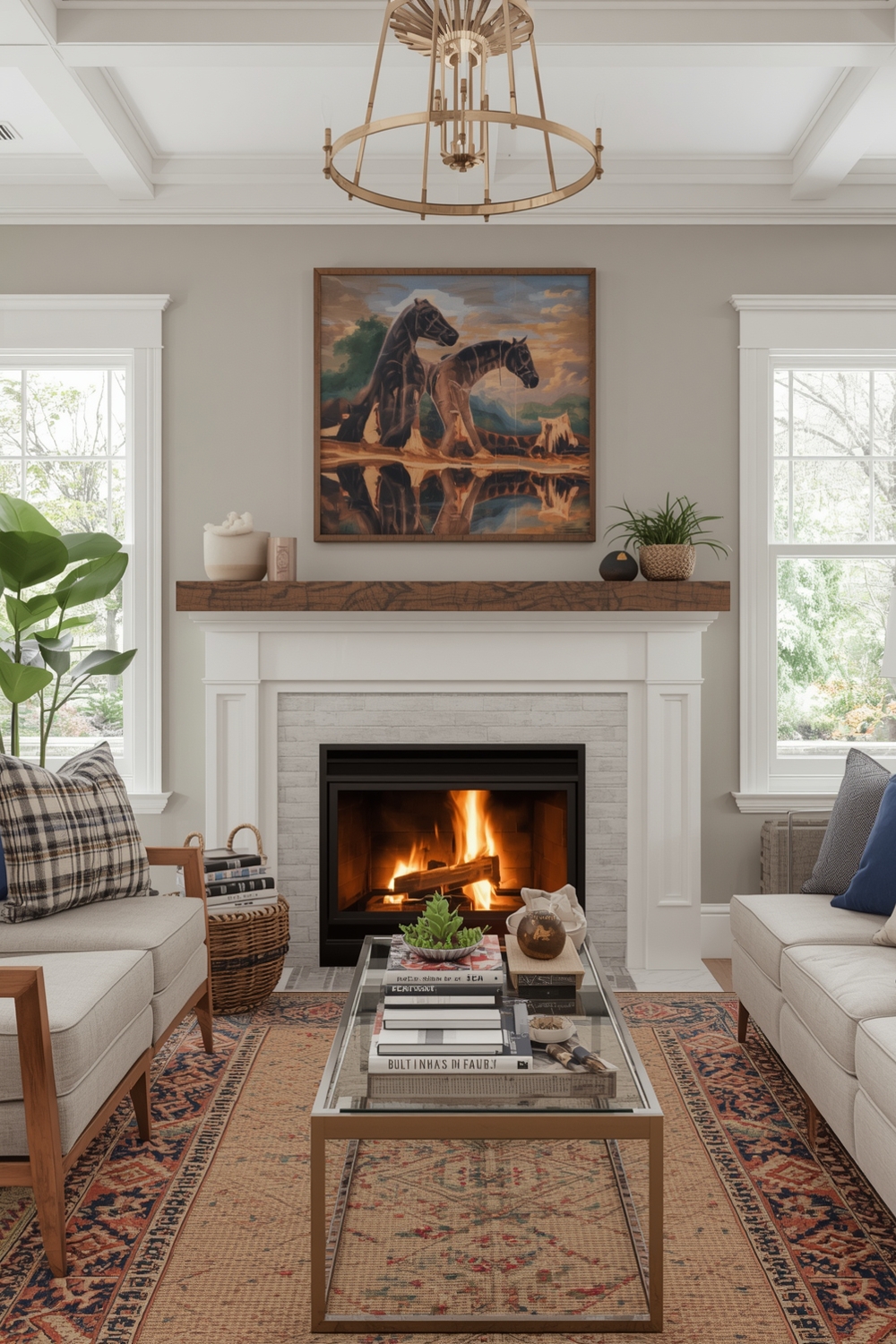 Bright and Warm Fireplace Design Galleries