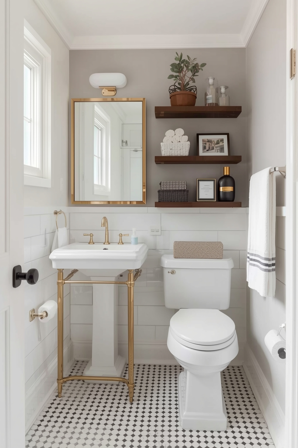 Chic Small Bathroom Layout Plans