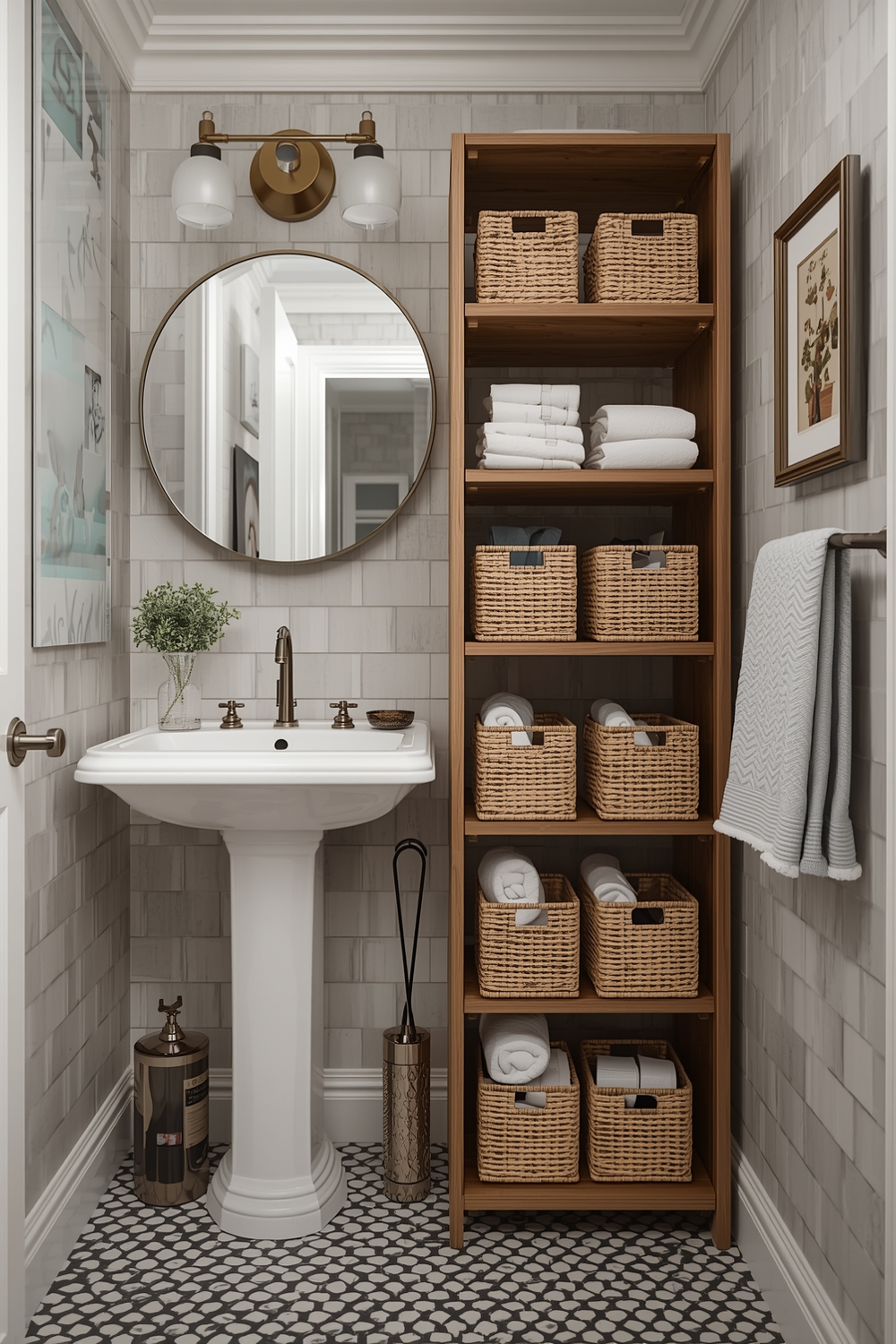 Compact Bathroom Organization Concepts