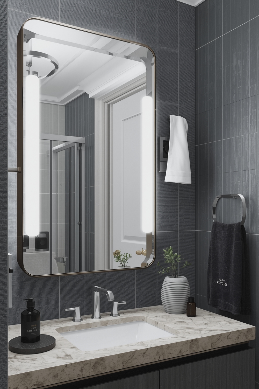 Contemporary Bathroom Mirror Design Inspirations