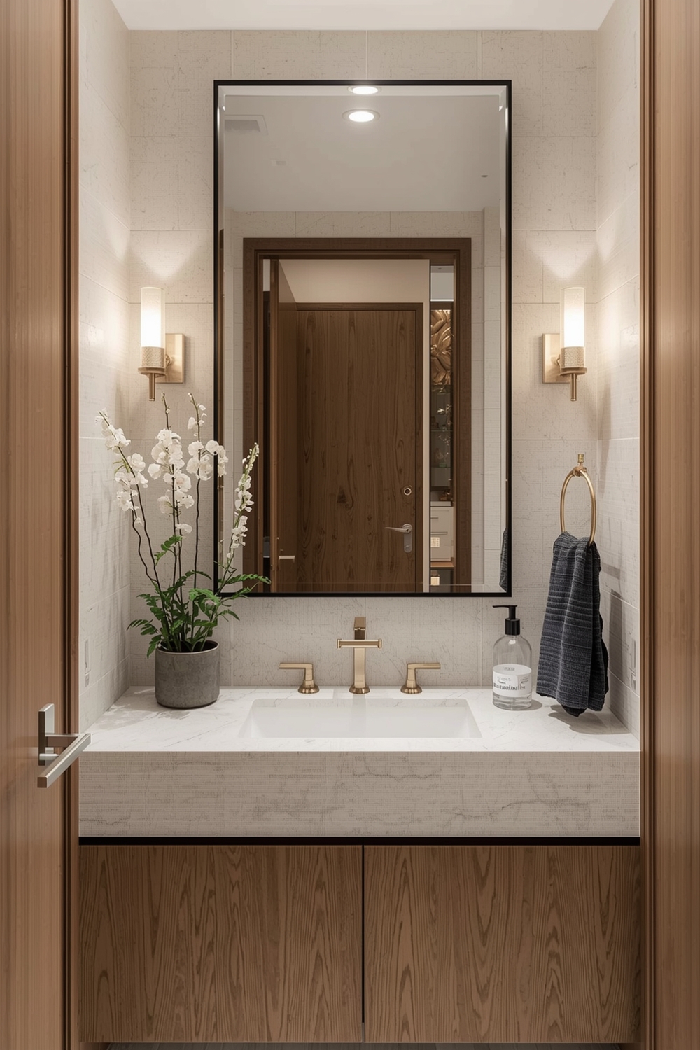 Contemporary Bathroom Mirror Inspiration Examples