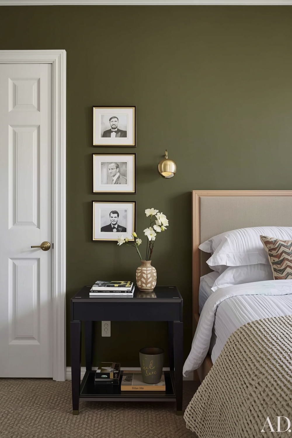 Contemporary Olive Green Bedroom Design Galleries