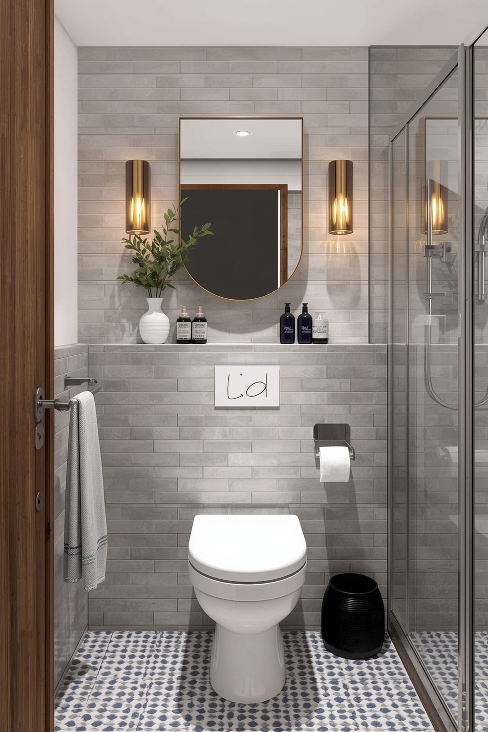 Contemporary Small Bathroom Layout Concepts