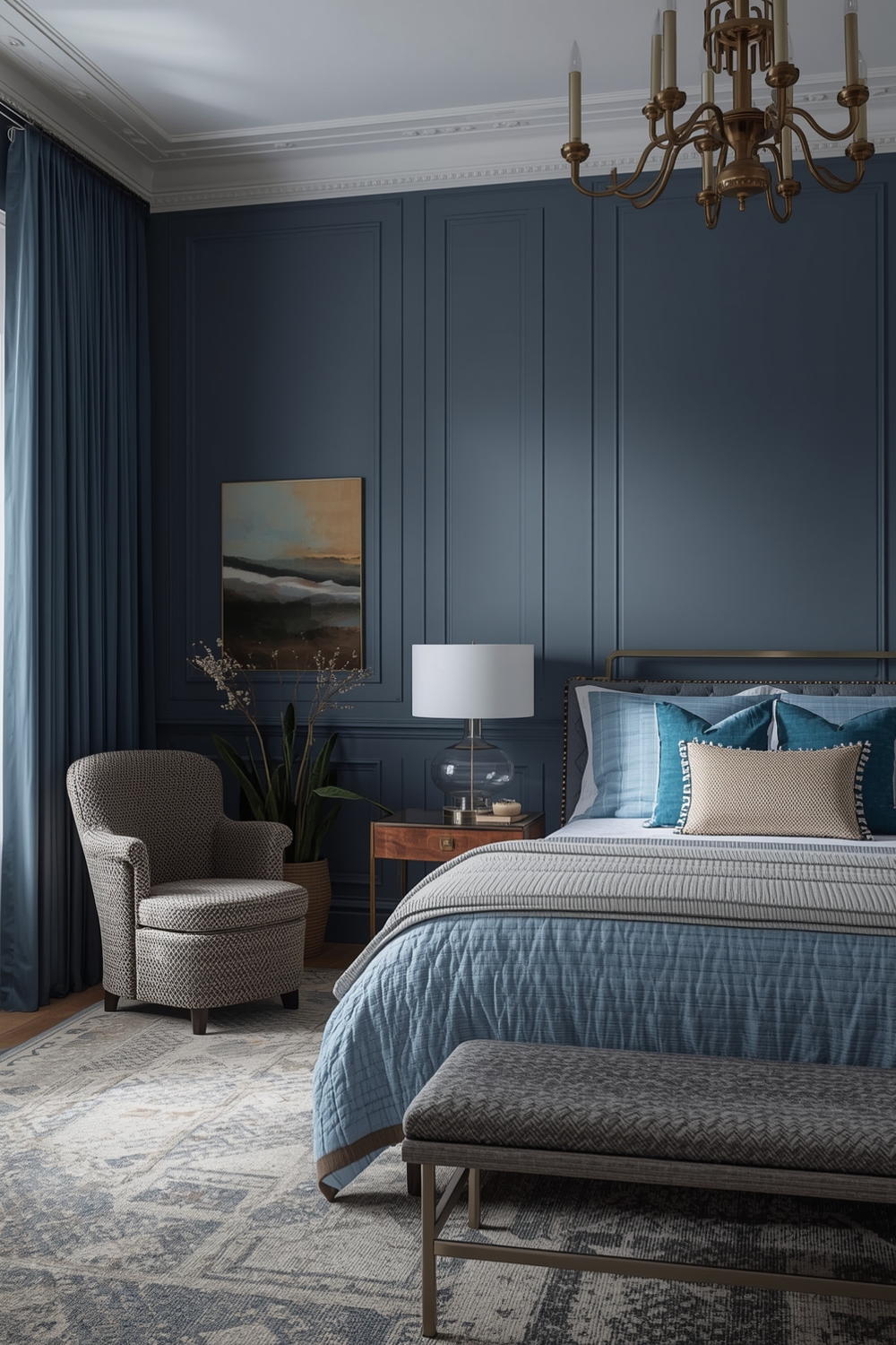 Cozy Blue Bedroom Design Galleries