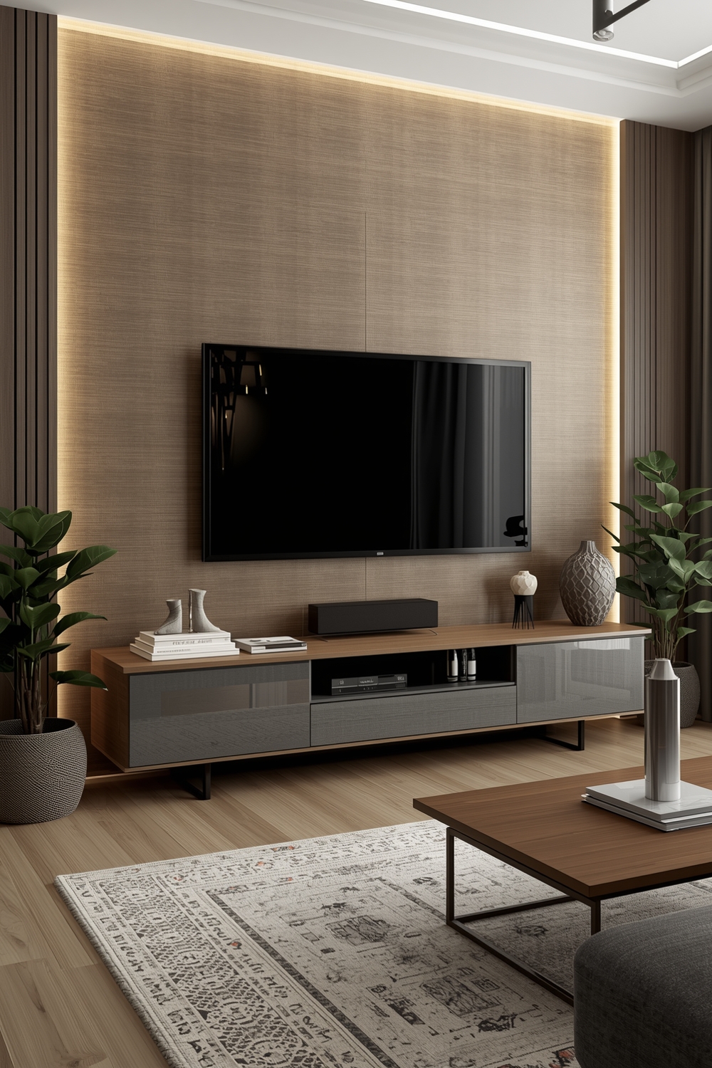 Cozy TV Wall Design Examples