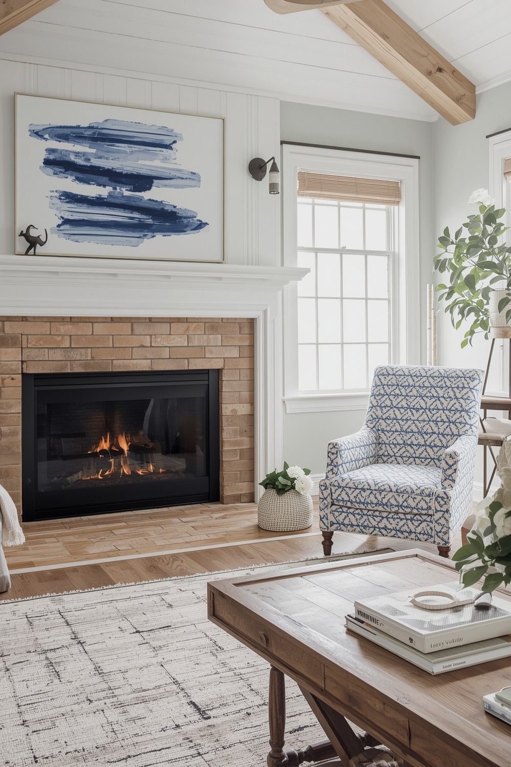 Farmhouse Fireplace Design Galleries with Warmth