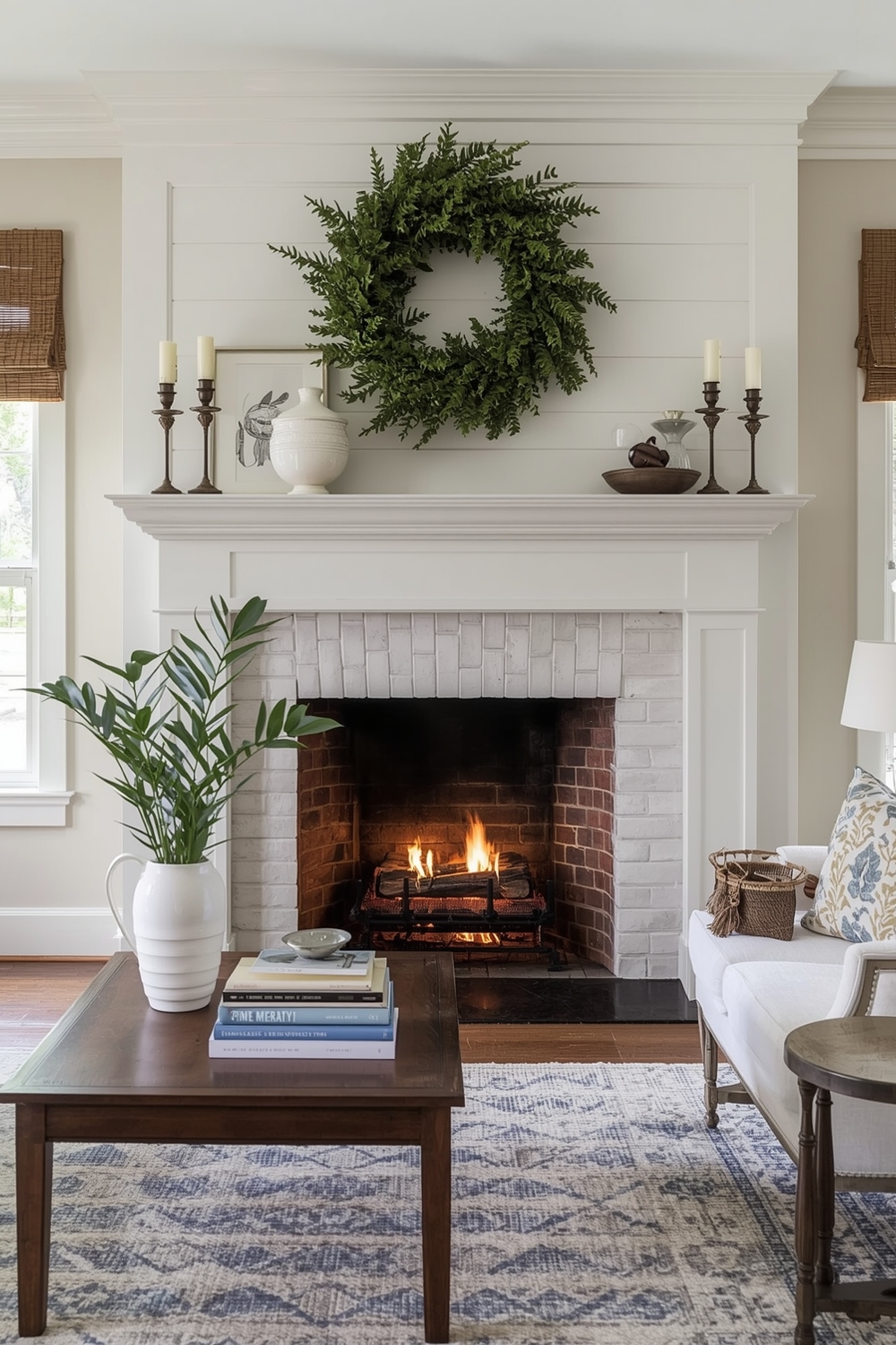 Farmhouse Fireplace Inspiration for Modern Spaces