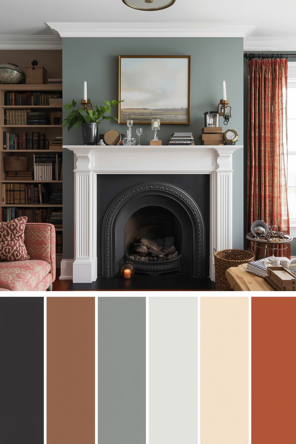 Fireplace Color Combination Examples