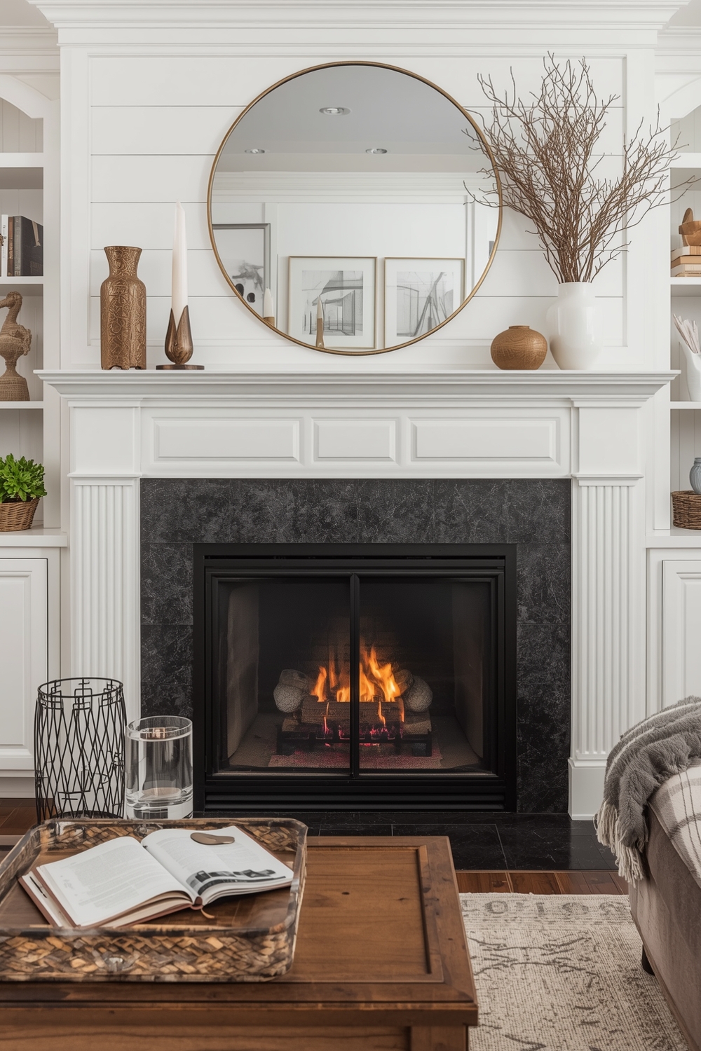 Fireplace Designs with Cozy Decor Elements